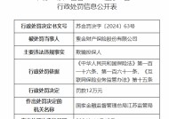 紫金保险因欺骗投保人被罚12万元